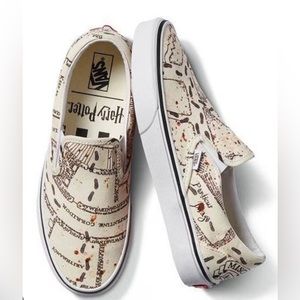 Harry Potter Vans slip ons (Marauder’s Map) limited edition